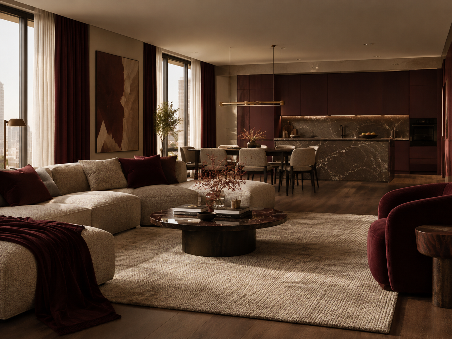 3D apartment render